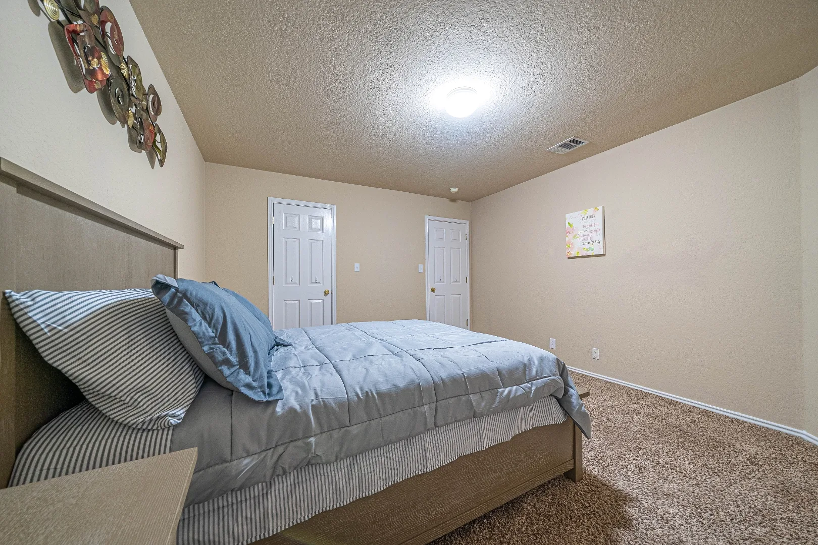 Furnished upstairs bedroom at Bright Chase