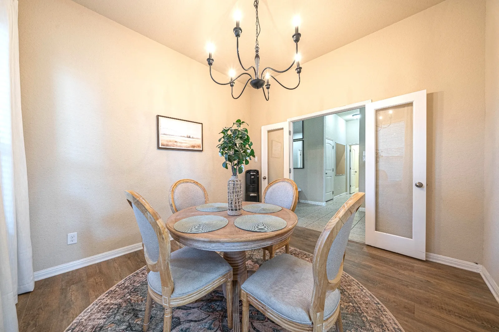 Furnished formal dining area at Upton Park